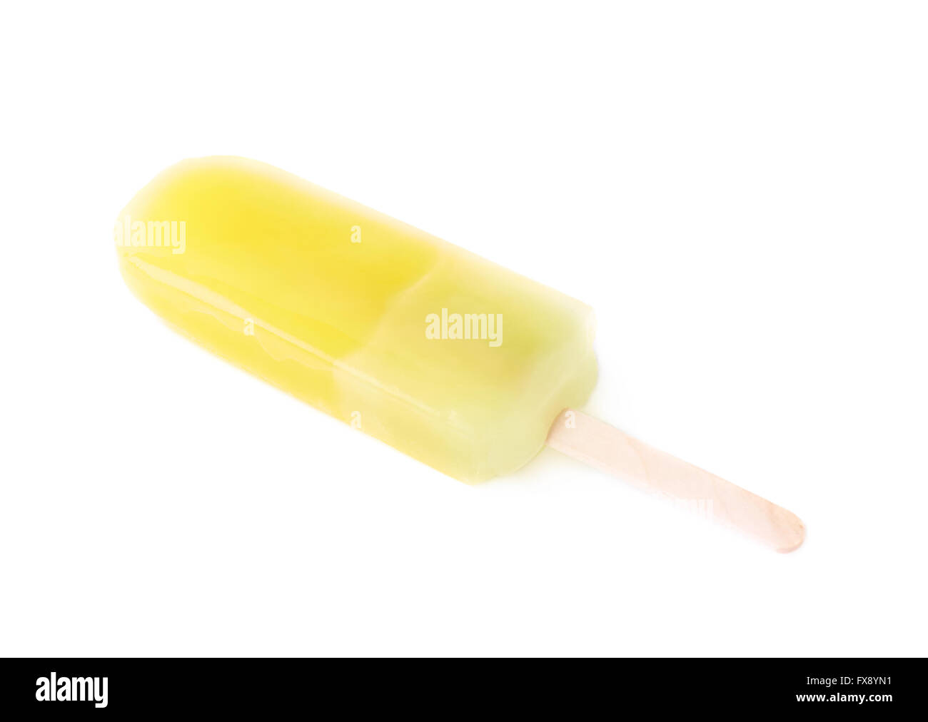 Pop-Popsicle Eis am Stiel isoliert Stockfoto