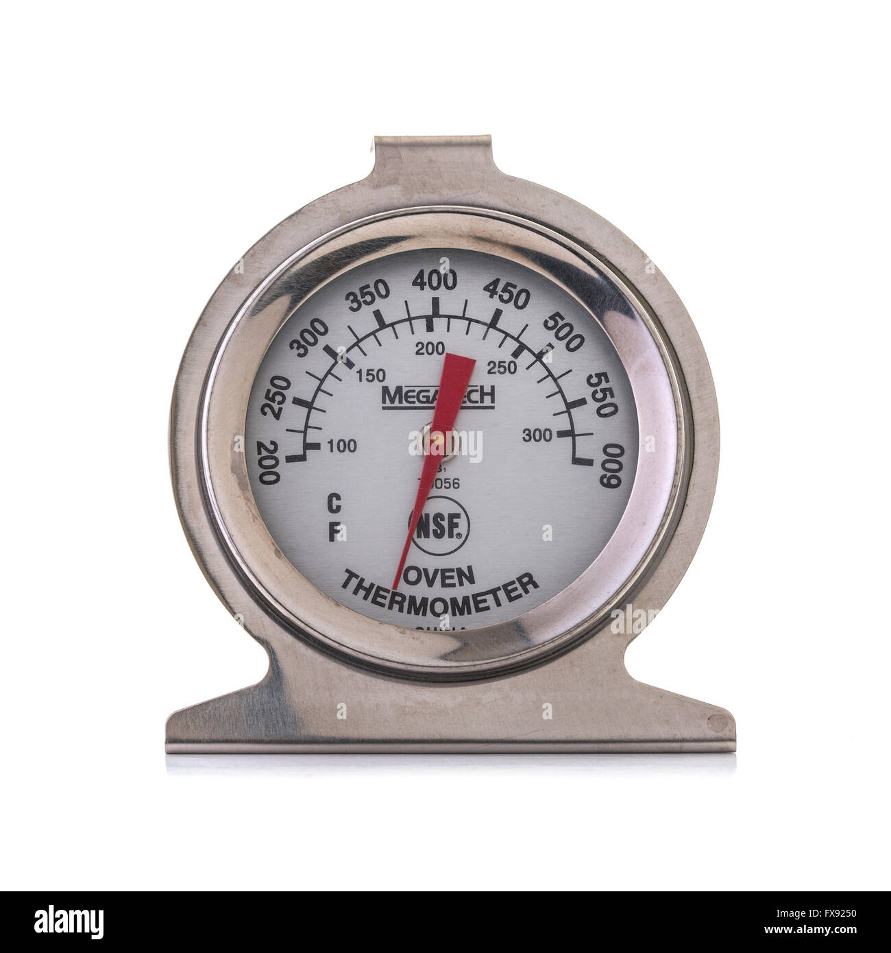 Thermometer 500° Grad Edelstahl Ofenthermometer Türeinbau