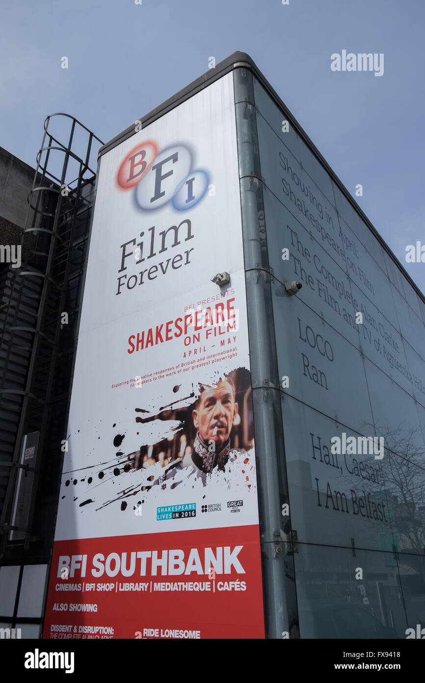 BFI Film ewig Southbank London Stockfoto