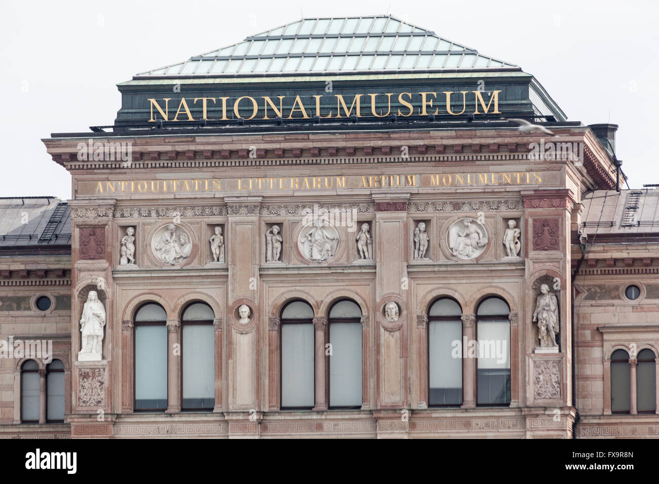 Nationalmuseum Gamla Stan die Innenstadt von Stockholm Schweden Stockfoto
