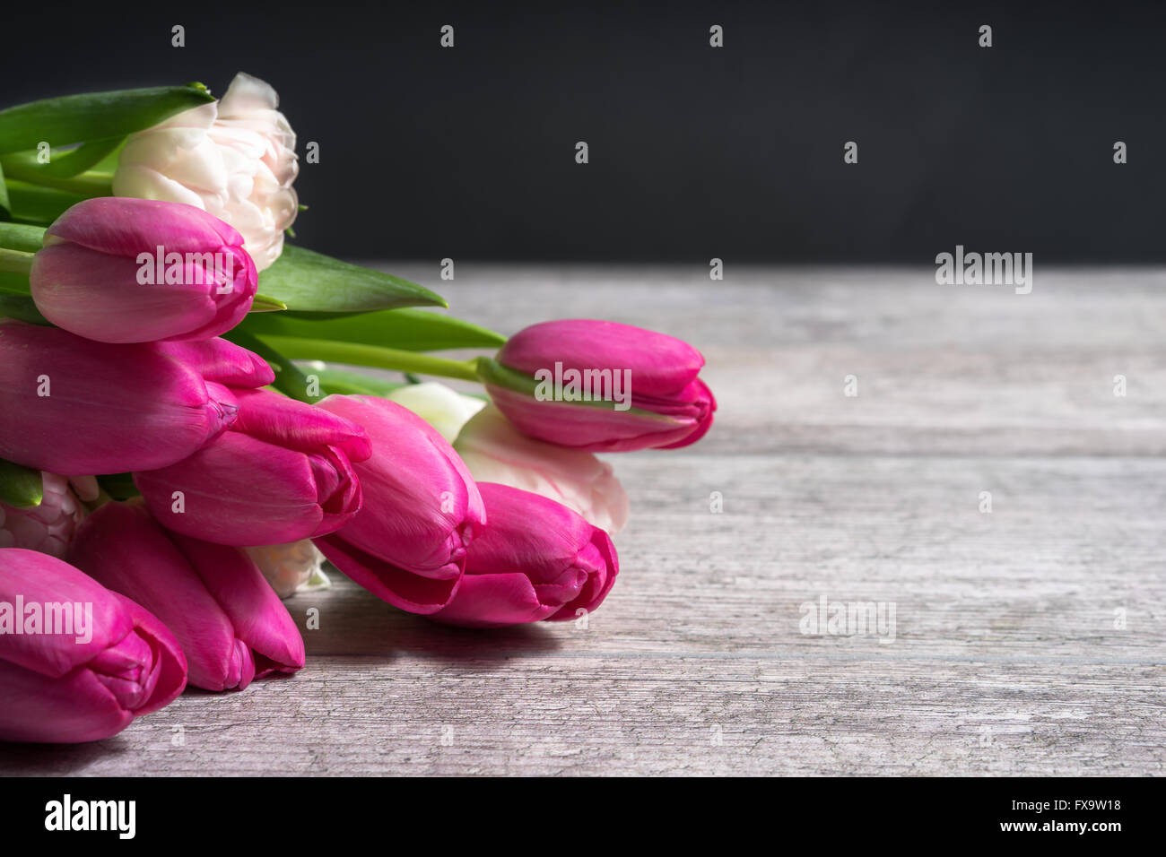 Tulpen Strauß Stockfoto
