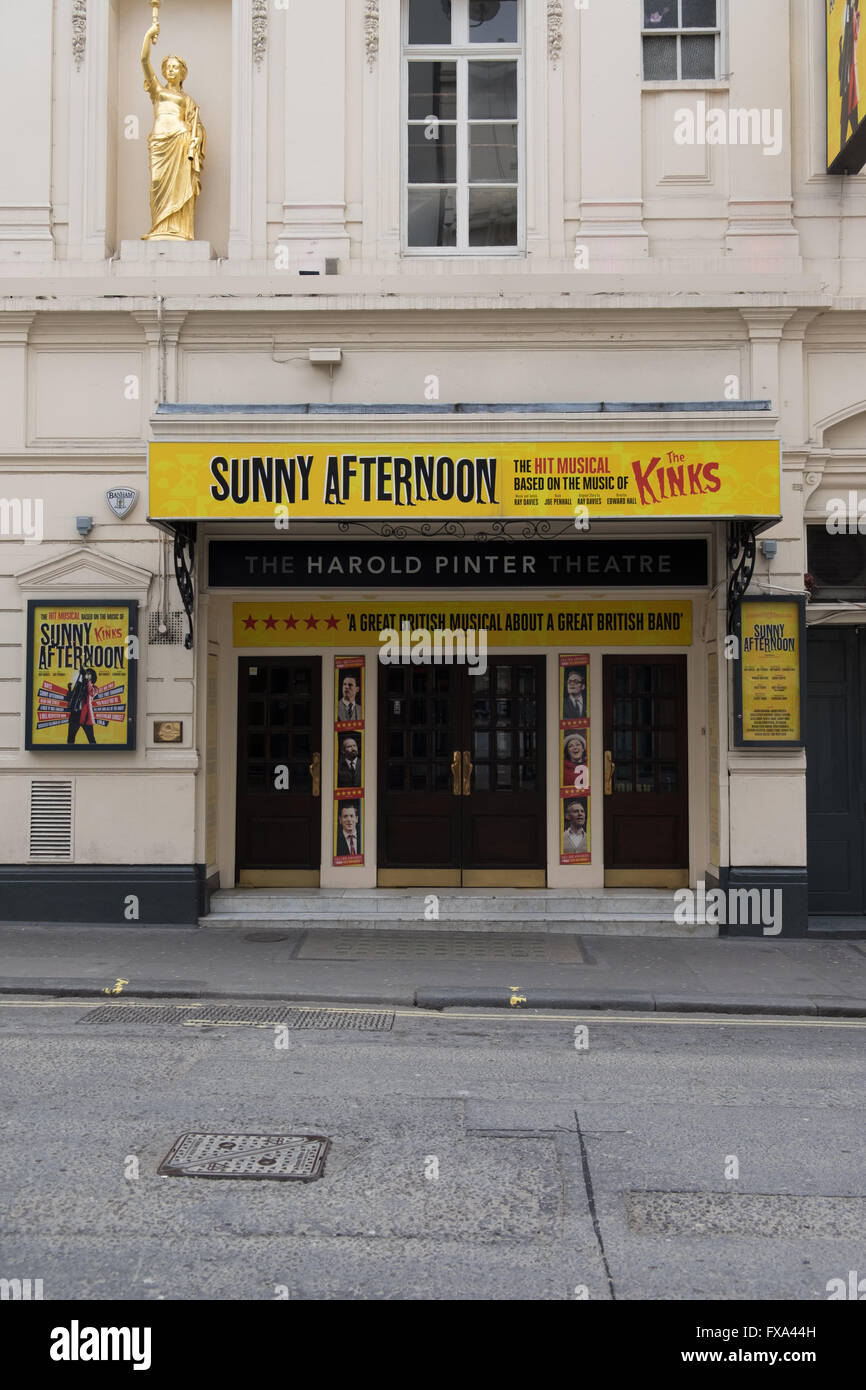 Harold Pinter Theater, Panton Street, London Stockfoto
