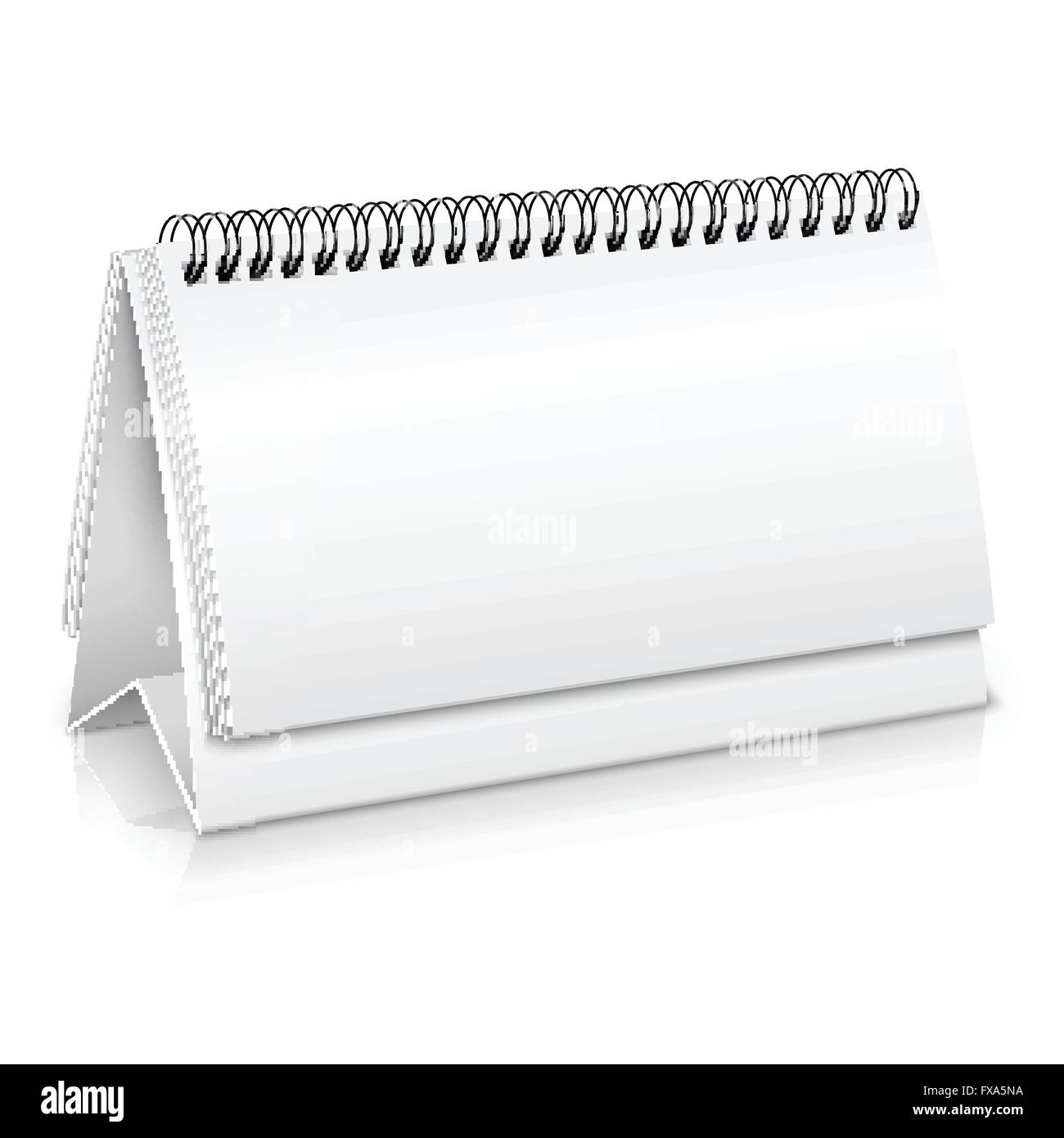 Schreibtisch-Kalender-mockup Stock Vektor