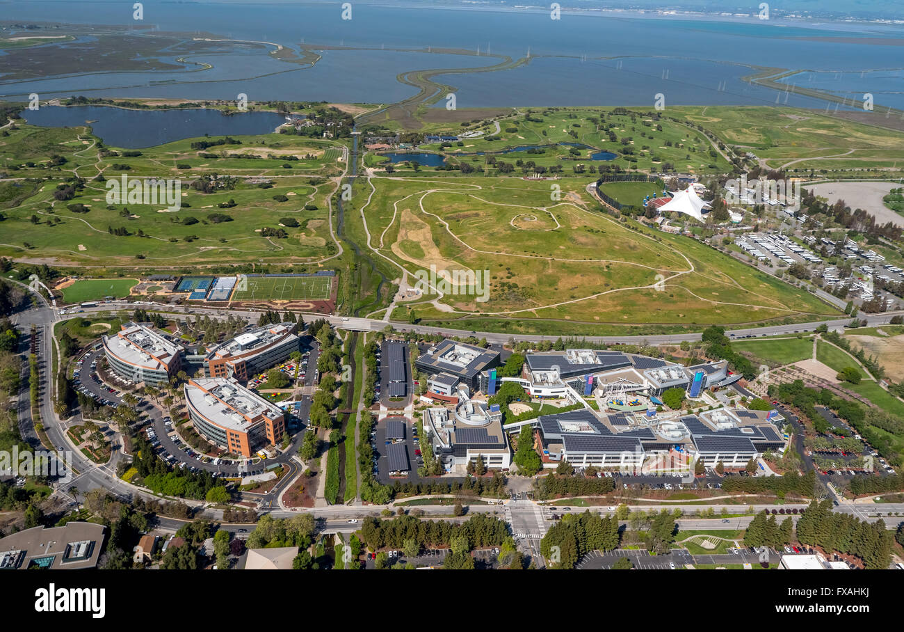 Google Hauptquartier, Googleplex, Mountain View, Silicon Valley, Kalifornien, USA Stockfoto