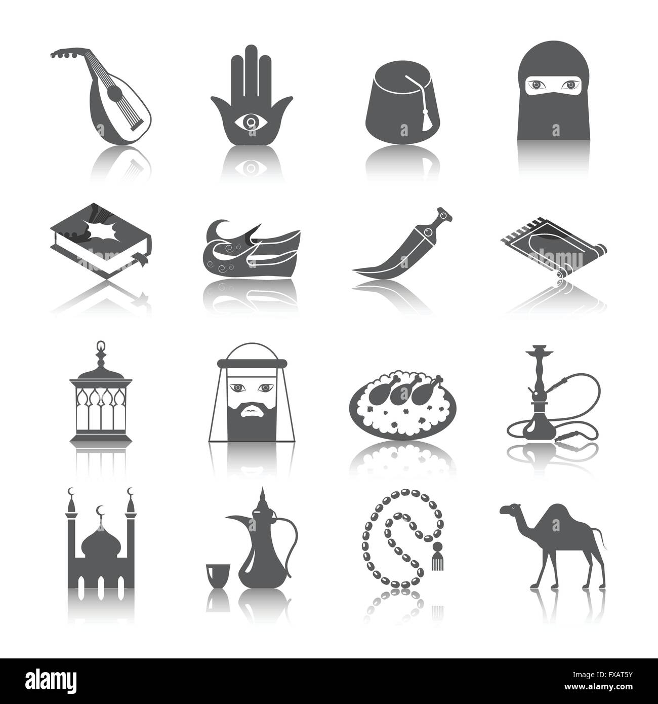 Arabische Kultur Symbol Stock Vektorgrafik Alamy