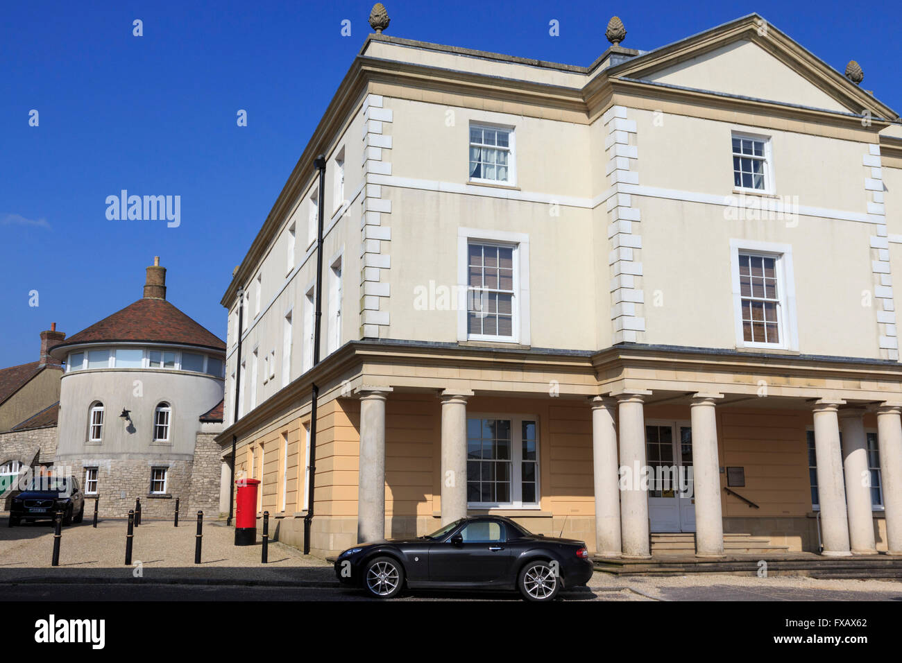 Verkehrssysteme Neustadt in der Nähe von Dorchester, Dorset, England, uk Stockfoto