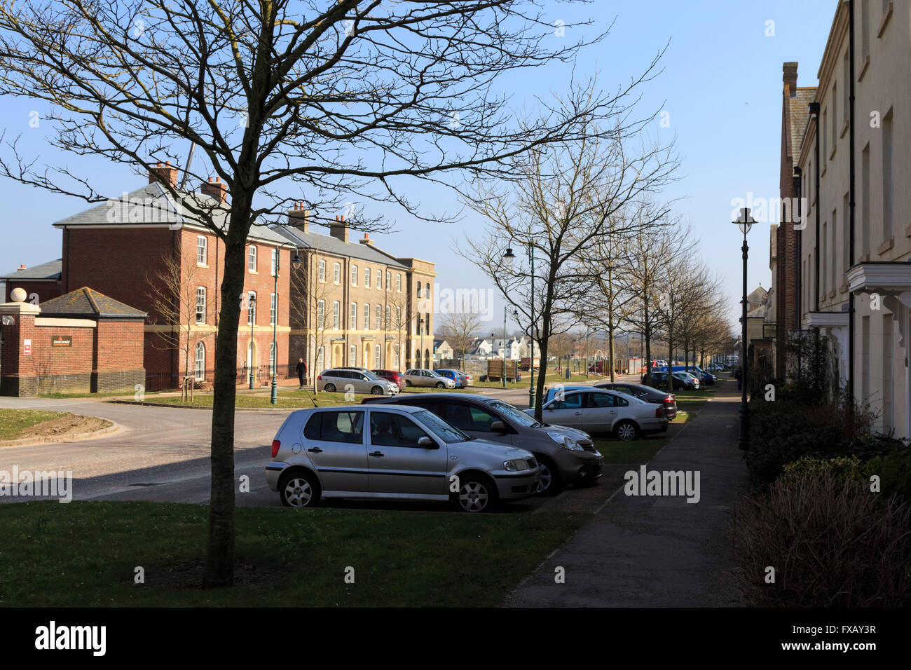 Verkehrssysteme Neustadt in der Nähe von Dorchester, Dorset, England, uk Stockfoto