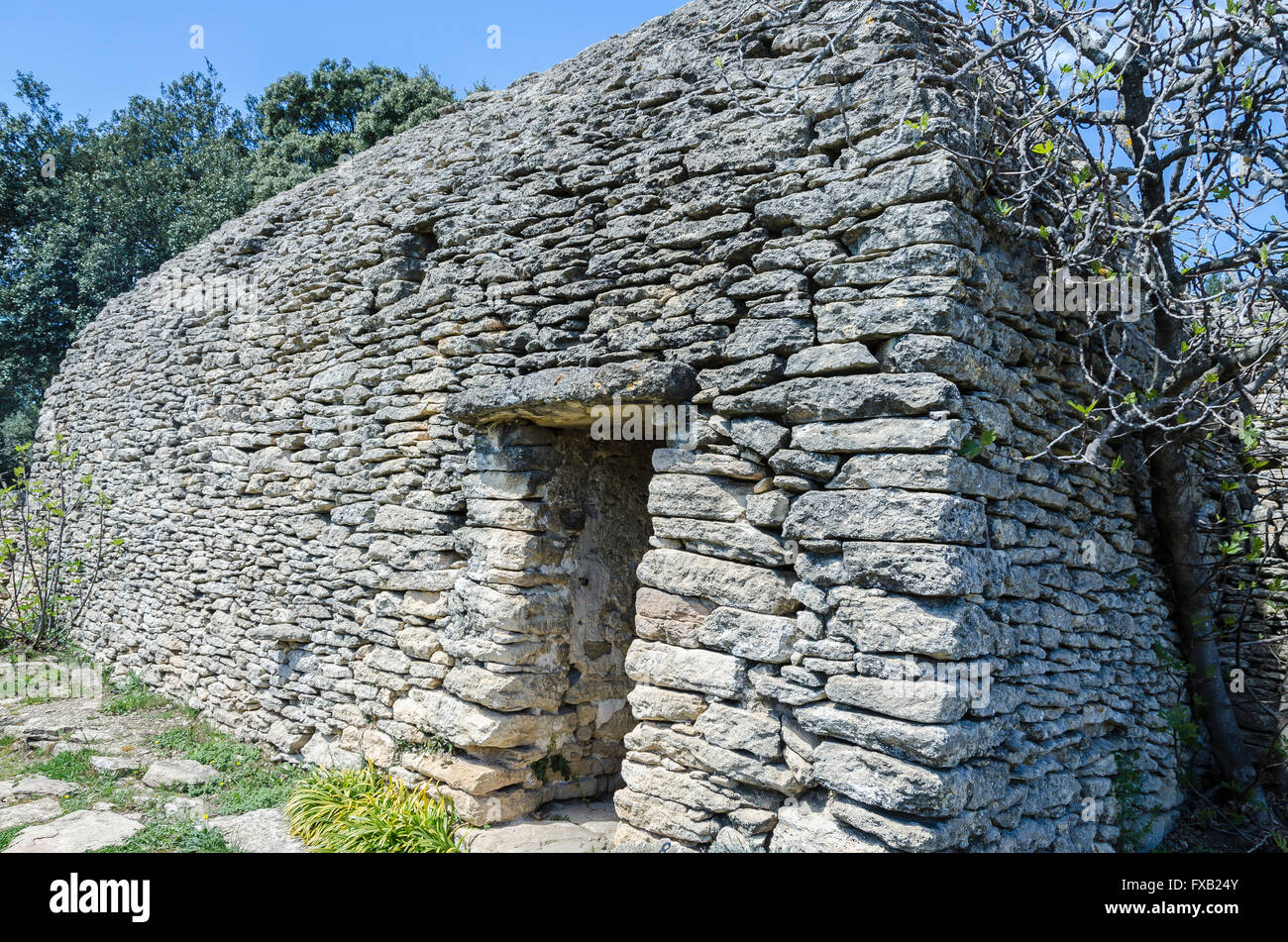 LE VILLAGE DES BORIES, GORDES, VAUCLUSE 84 FRANKREICH Stockfoto