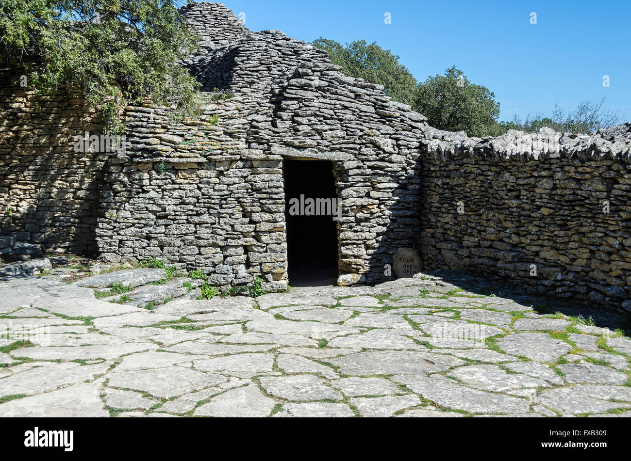 LE VILLAGE DES BORIES, GORDES, VAUCLUSE 84 FRANKREICH Stockfoto