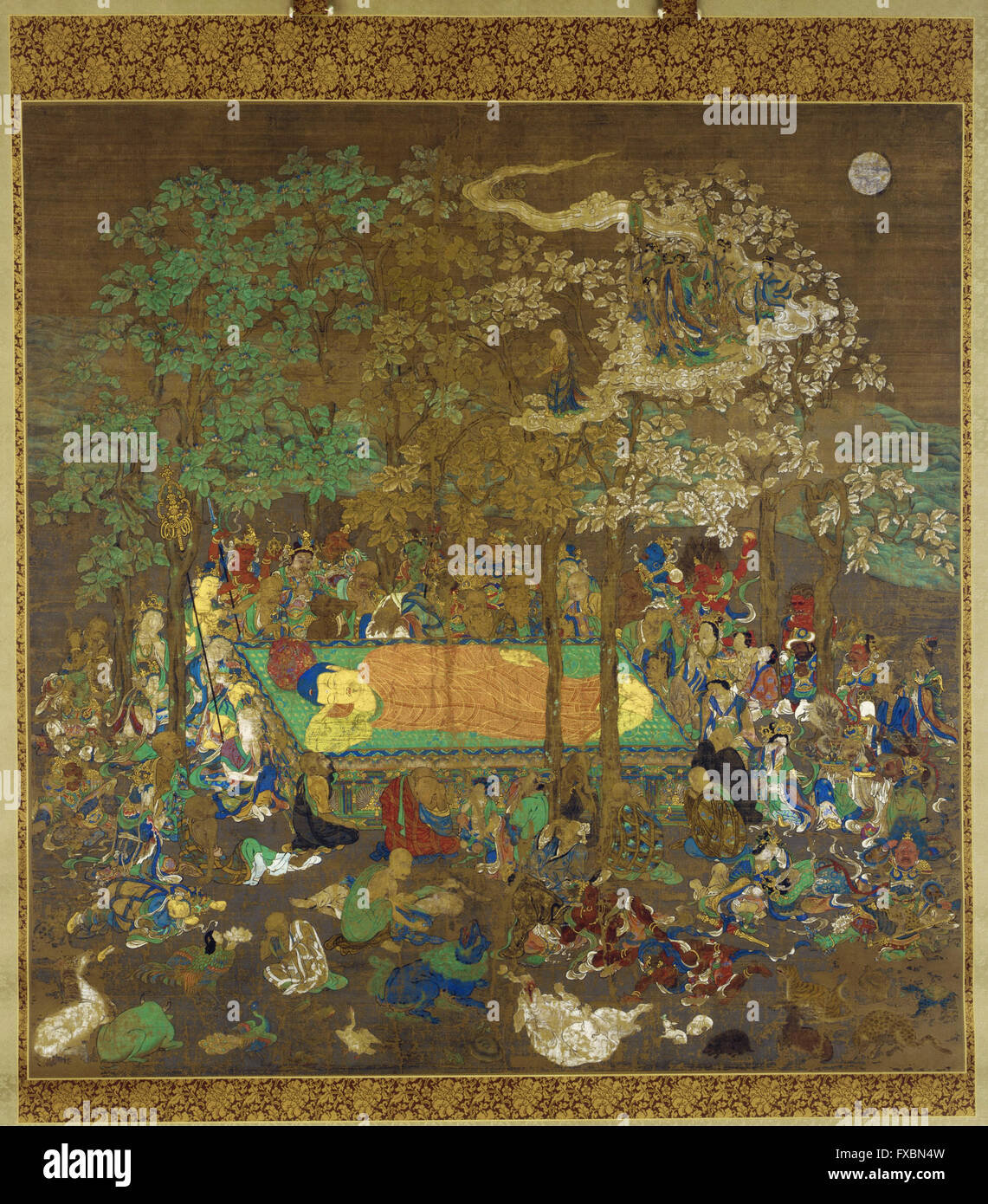 Nirvana des Buddha - Freer Gallery of Art Stockfoto