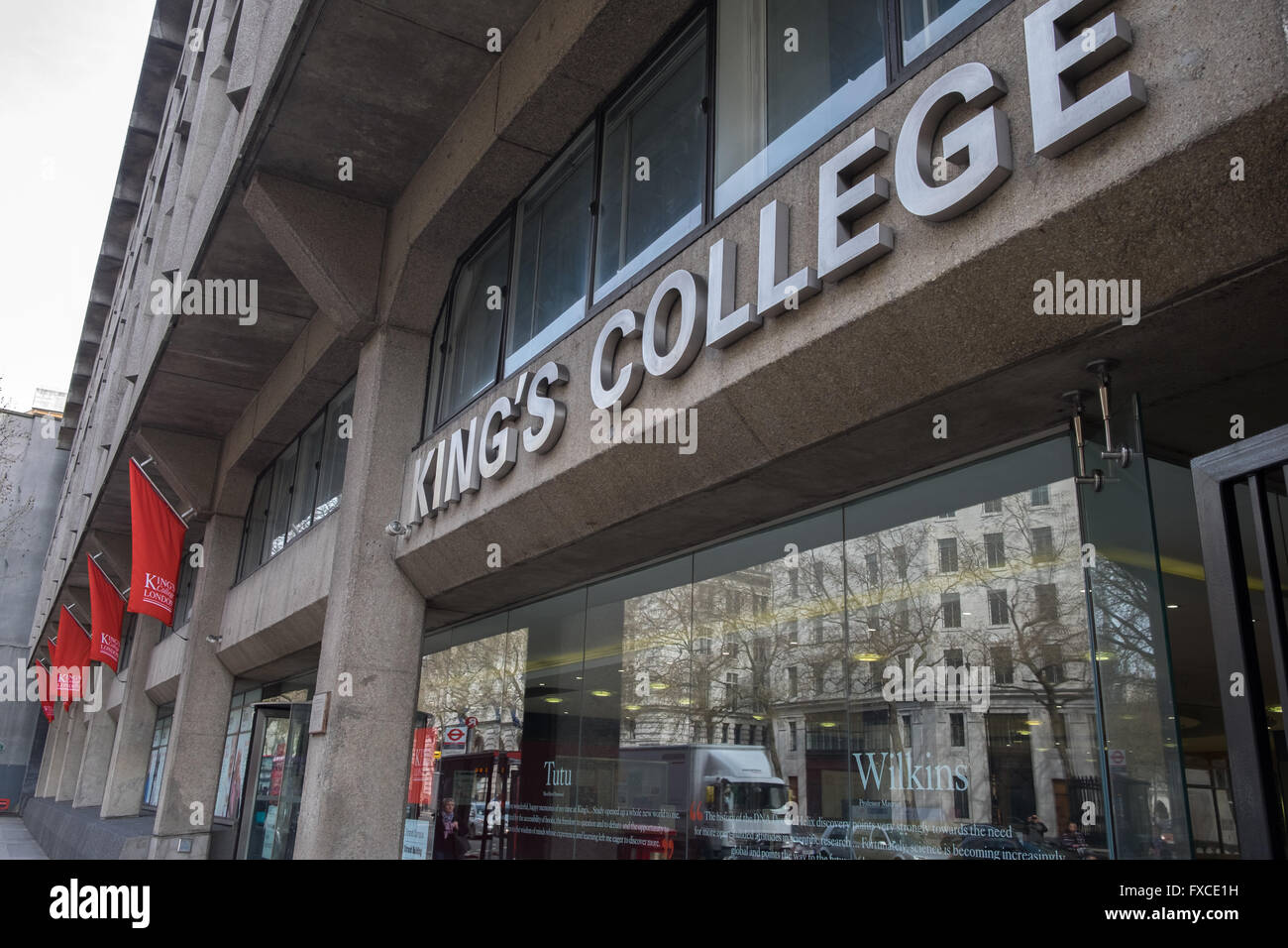 Strand-Campus der Kings College, University of London Stockfoto