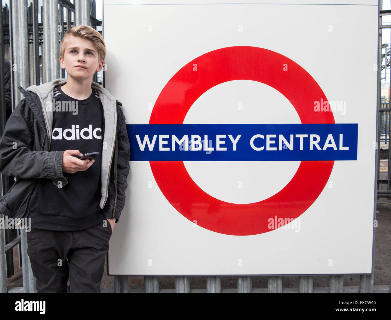 Wembley zentrale Stockfoto