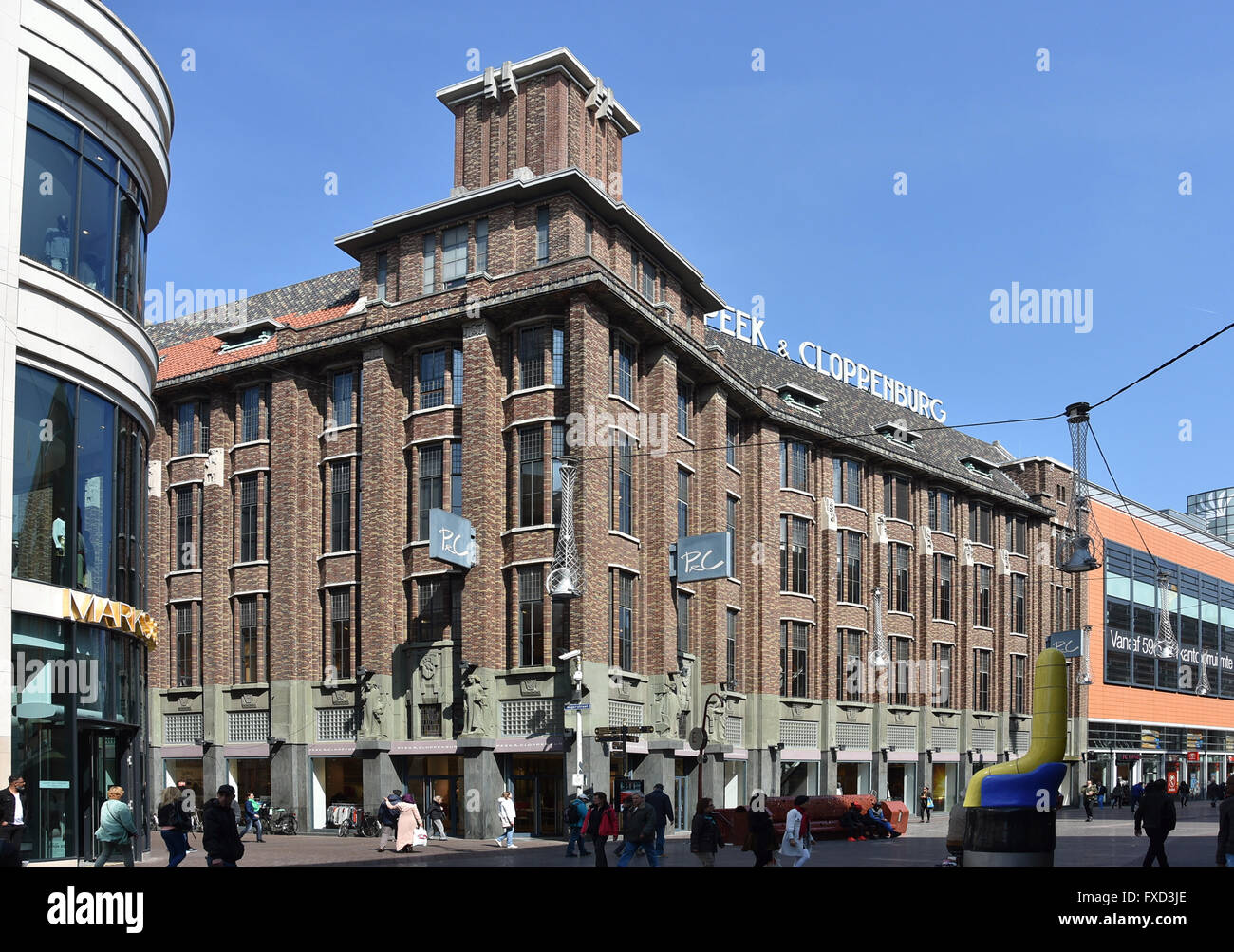 Peek & Cloppenburg Modegeschäft Spui - Spuimarkt moderne Shopping Center den Haag Niederlande Niederlande Stockfoto