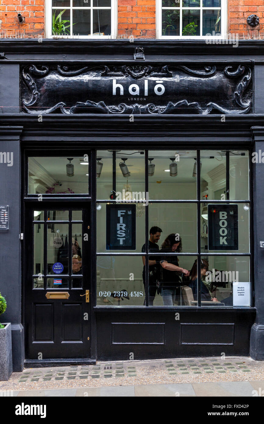 Halo Hair Salon Neue Zeile Covent Garden London Uk