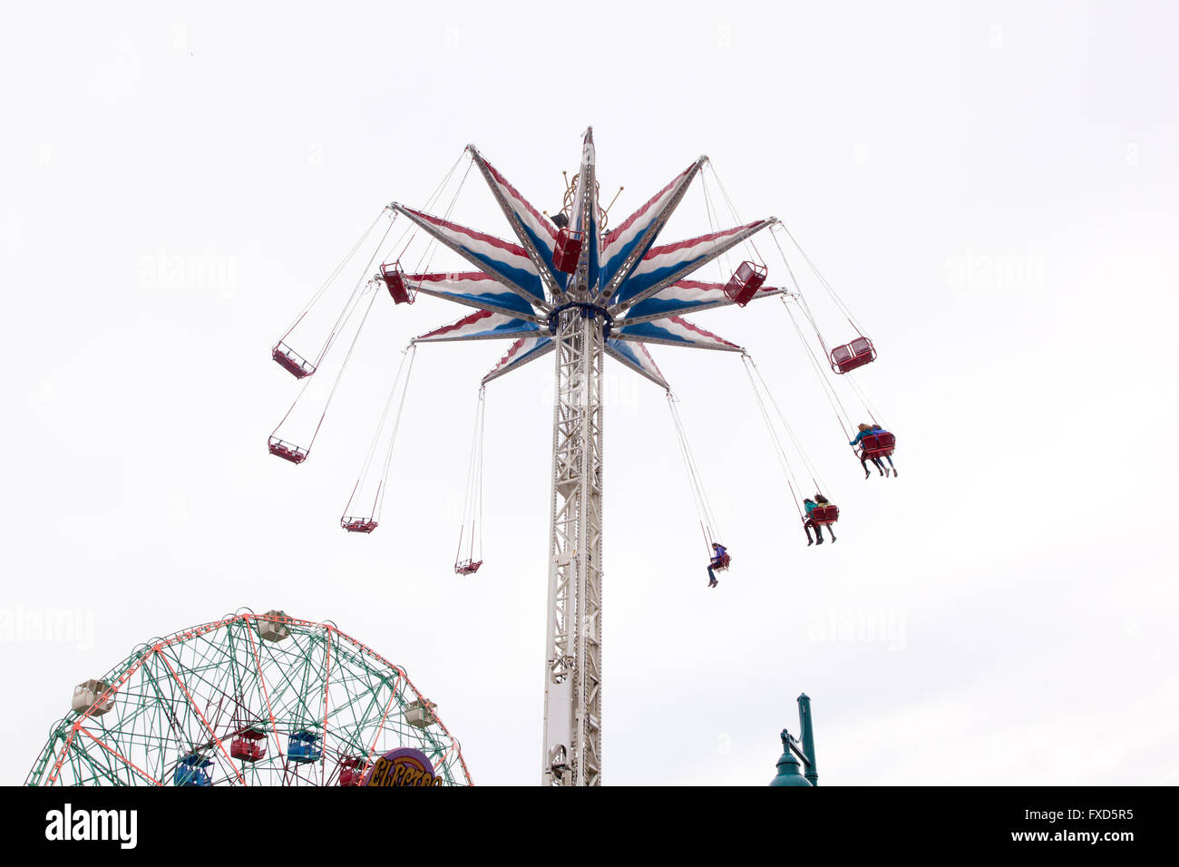 Luna Park, Coney Island in Brooklyn, New York, Vereinigte Staaten von Amerika. Stockfoto