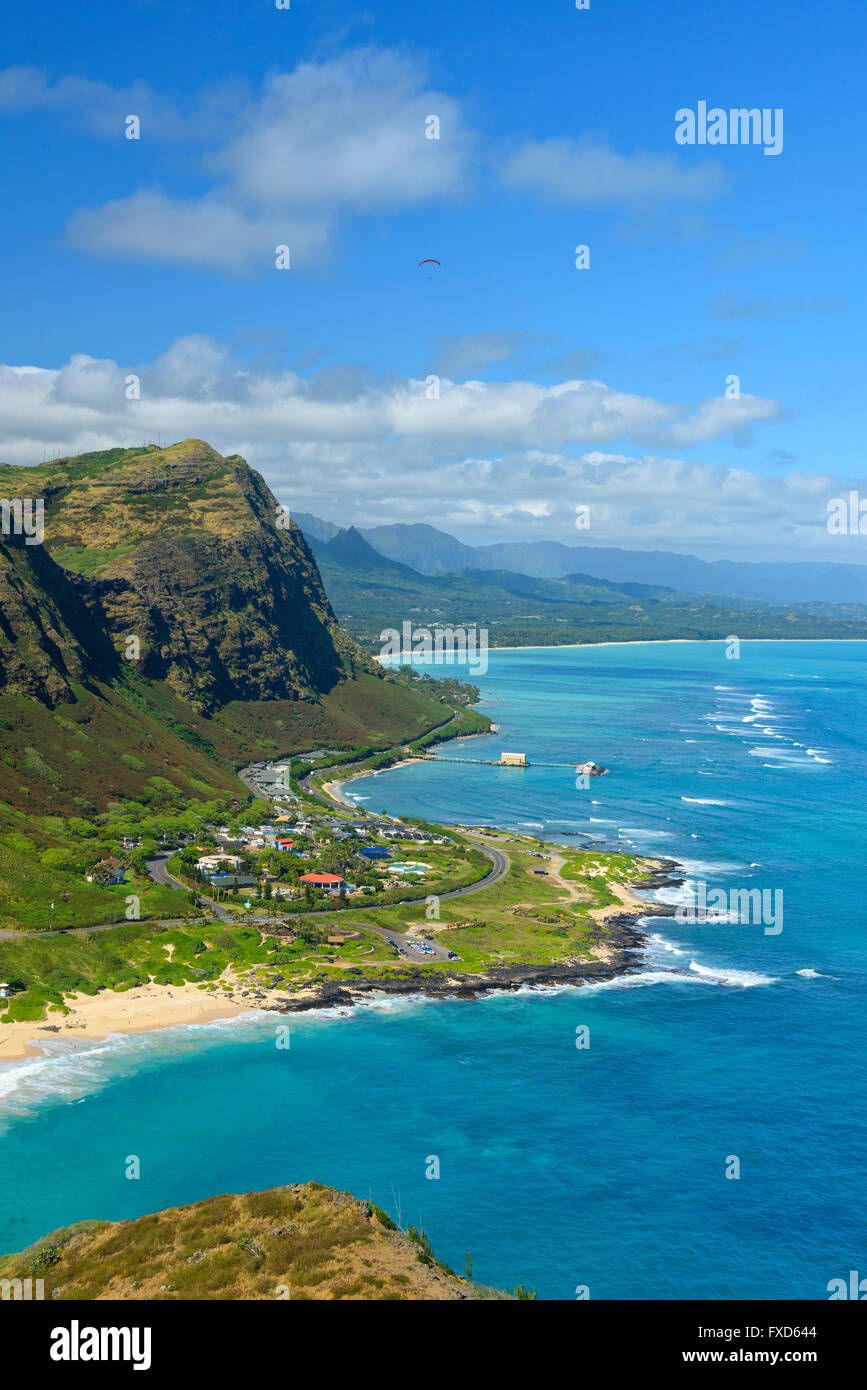 USA, Hawaii, Oahu, Honolulu, Akapuu Point state wayside Stockfoto
