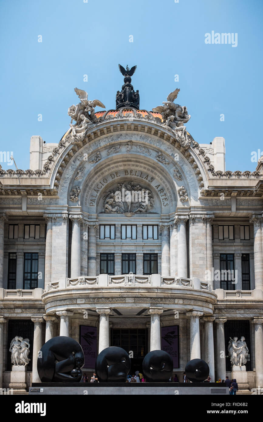 Palacio de Bellas Artes Ciudad de Mexico Stockfoto