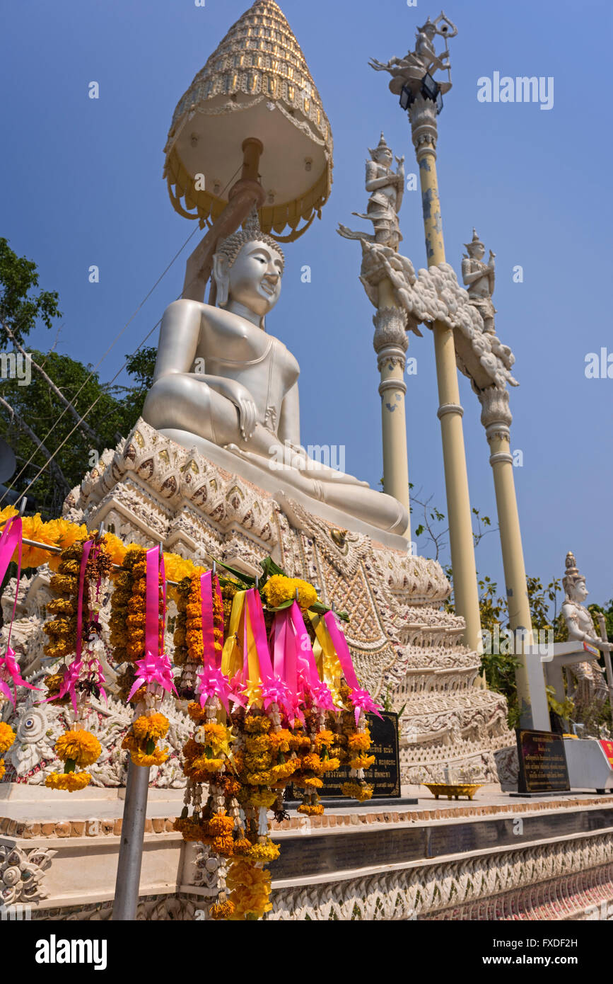 Buddha-Statue Wat Khoi Phetchaburi Thailand Stockfoto