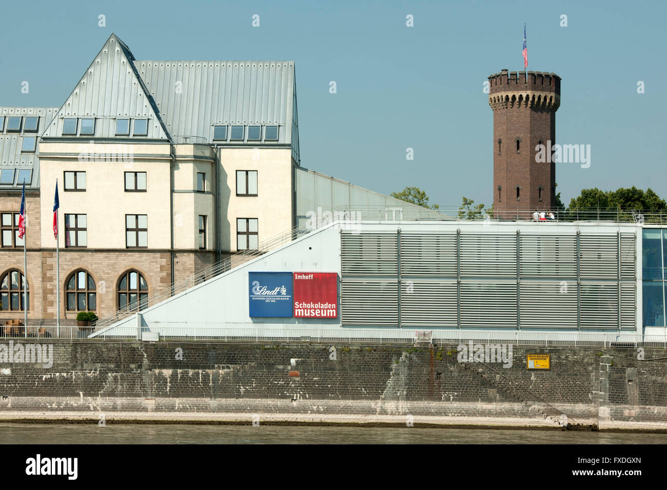 Deutschland, Nordrhein-Westfalen, Köln, Schokoladenmuseum Und Makaroff-Turm Stockfoto