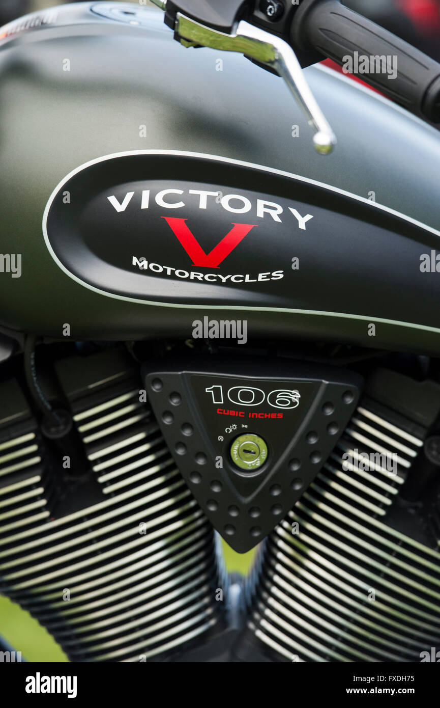 Sieg Motorrad. Amerikanische Motorrad Stockfoto