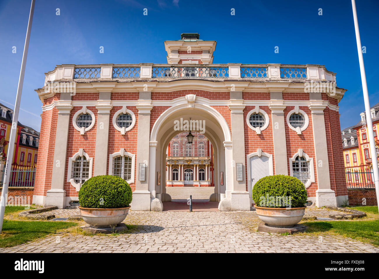 Bruchsal, Schloss, Architektur, historische, Deutschland Stockfoto