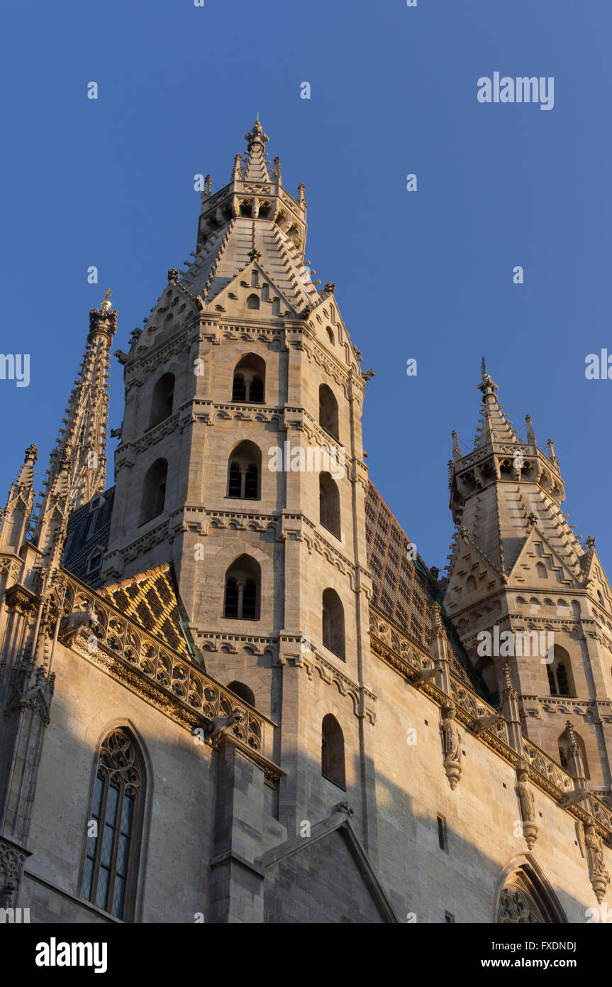 St.-Stephans Kathedrale Oberteile Stockfoto