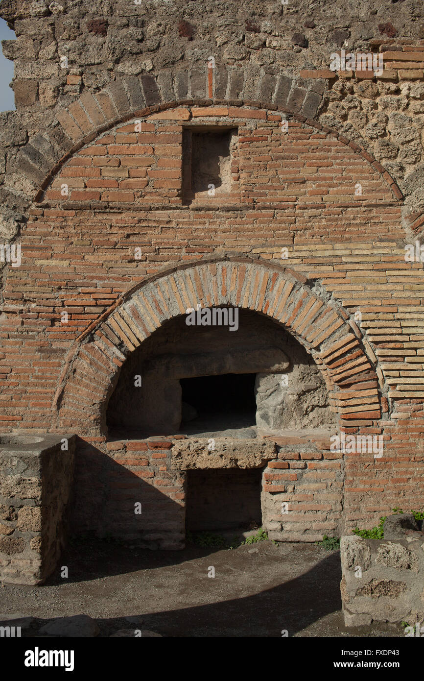 Ruinen von Pompeji Stockfoto