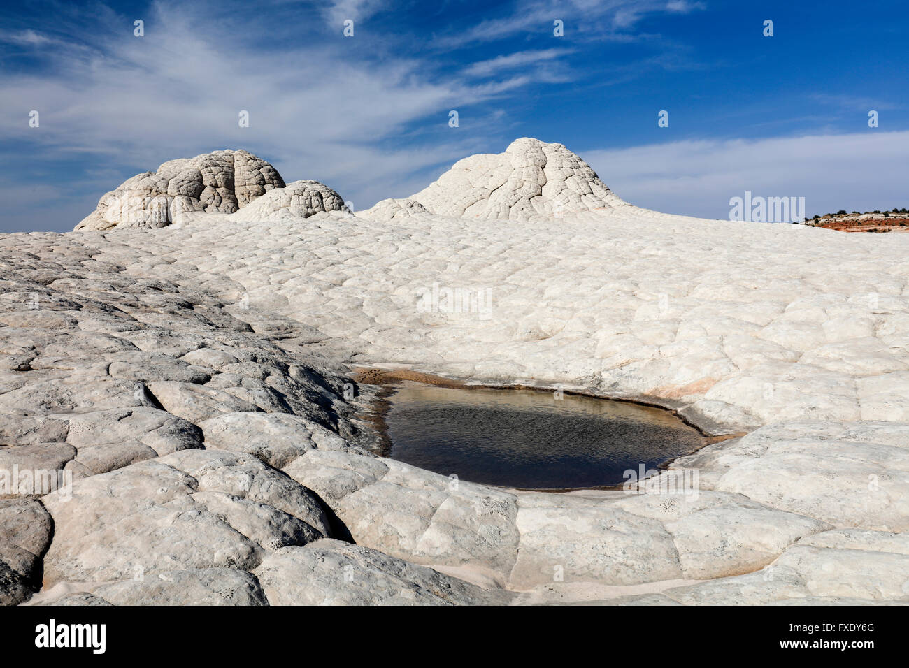 Weiße Taschen, rock Formation, Vermilion Cliffs National Monument, Arizona, USA Stockfoto