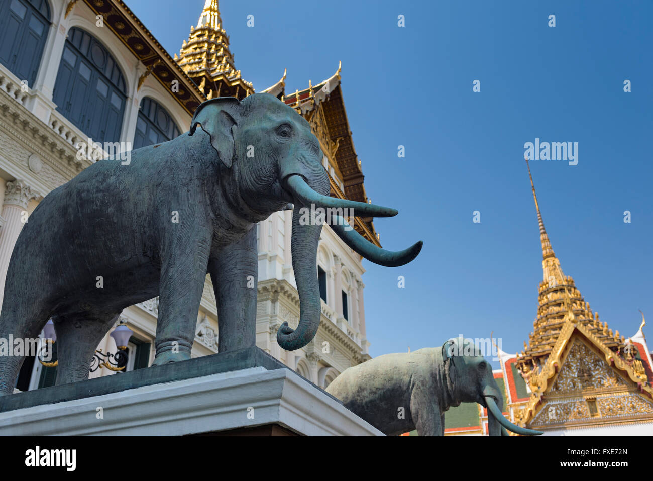 Königlicher Palast Komplex Bangkok Thailand Stockfoto