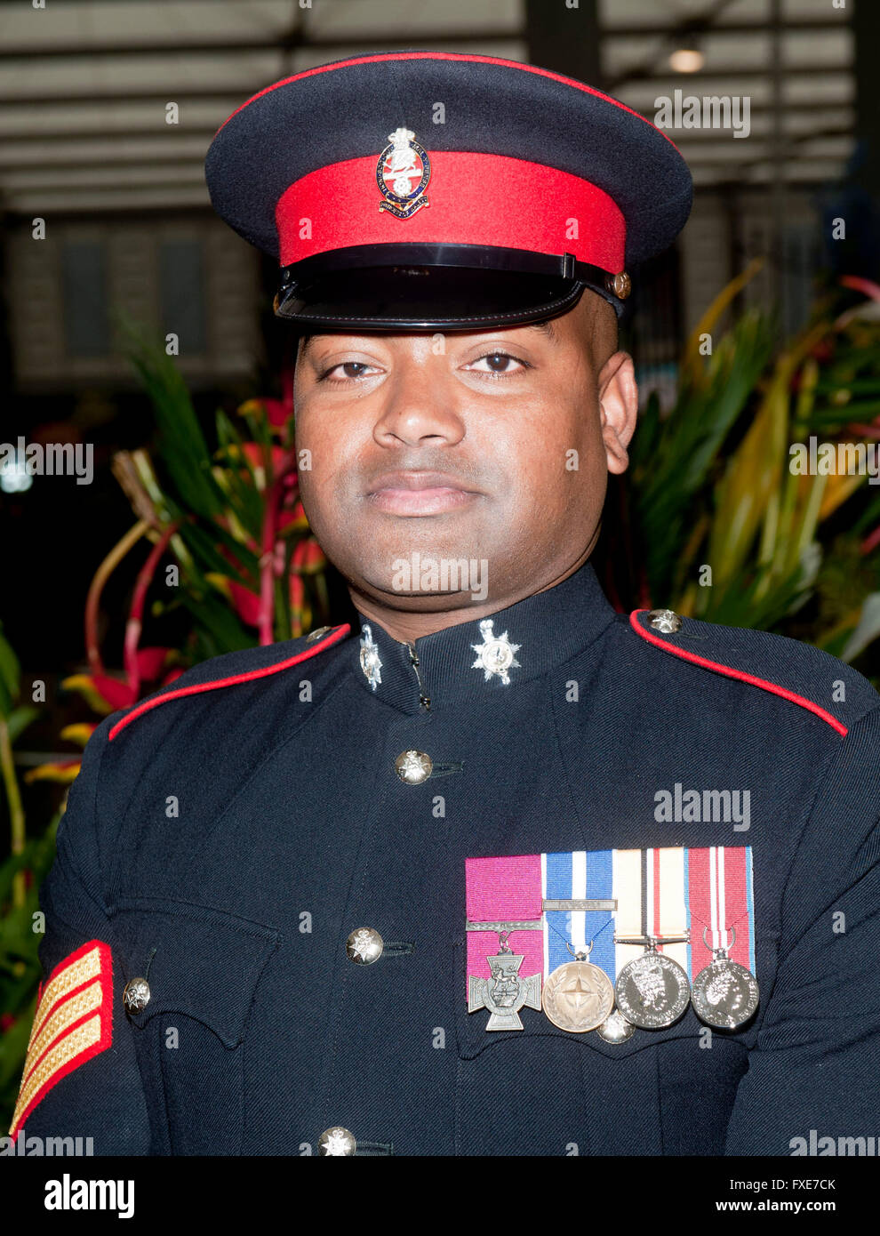 Johnson Beharry am VIP Vorschau Tag von der Chelsea Flower Show in The Royal Hospital Chelsea Stockfoto