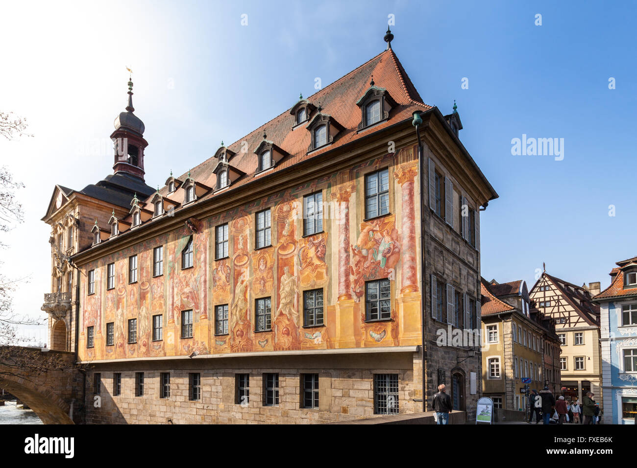 Bamberg, historischen Rathaus Stockfoto