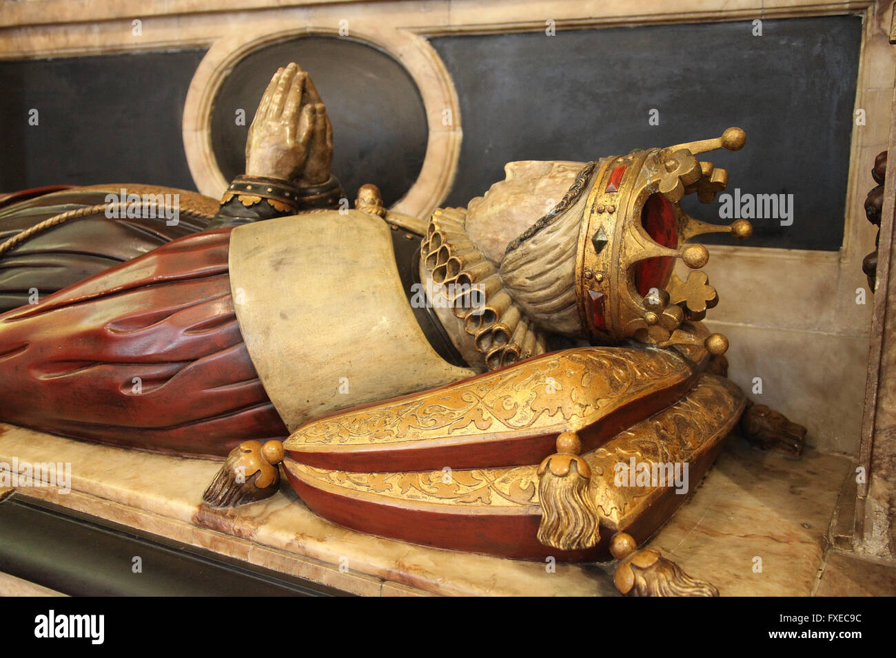 Bess of Hardwick im Dom von Derby Stockfoto