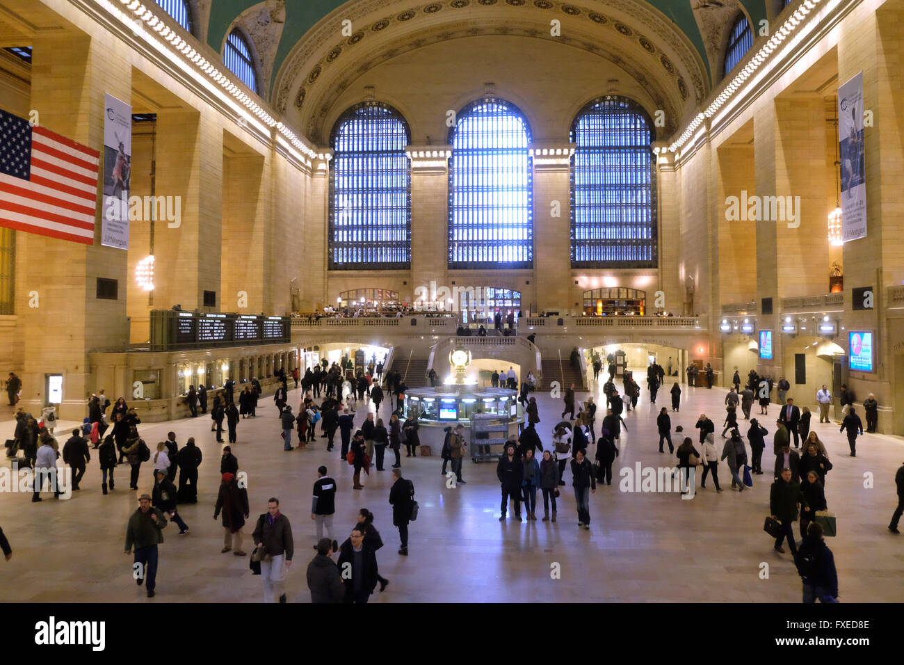 Die Haupthalle des Grand Central Station in New York City, Vereinigte Staaten von Amerika. Stockfoto