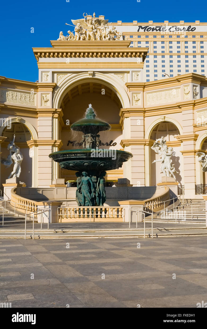 Monte Carlo Casino in Las Vegas Stockfoto