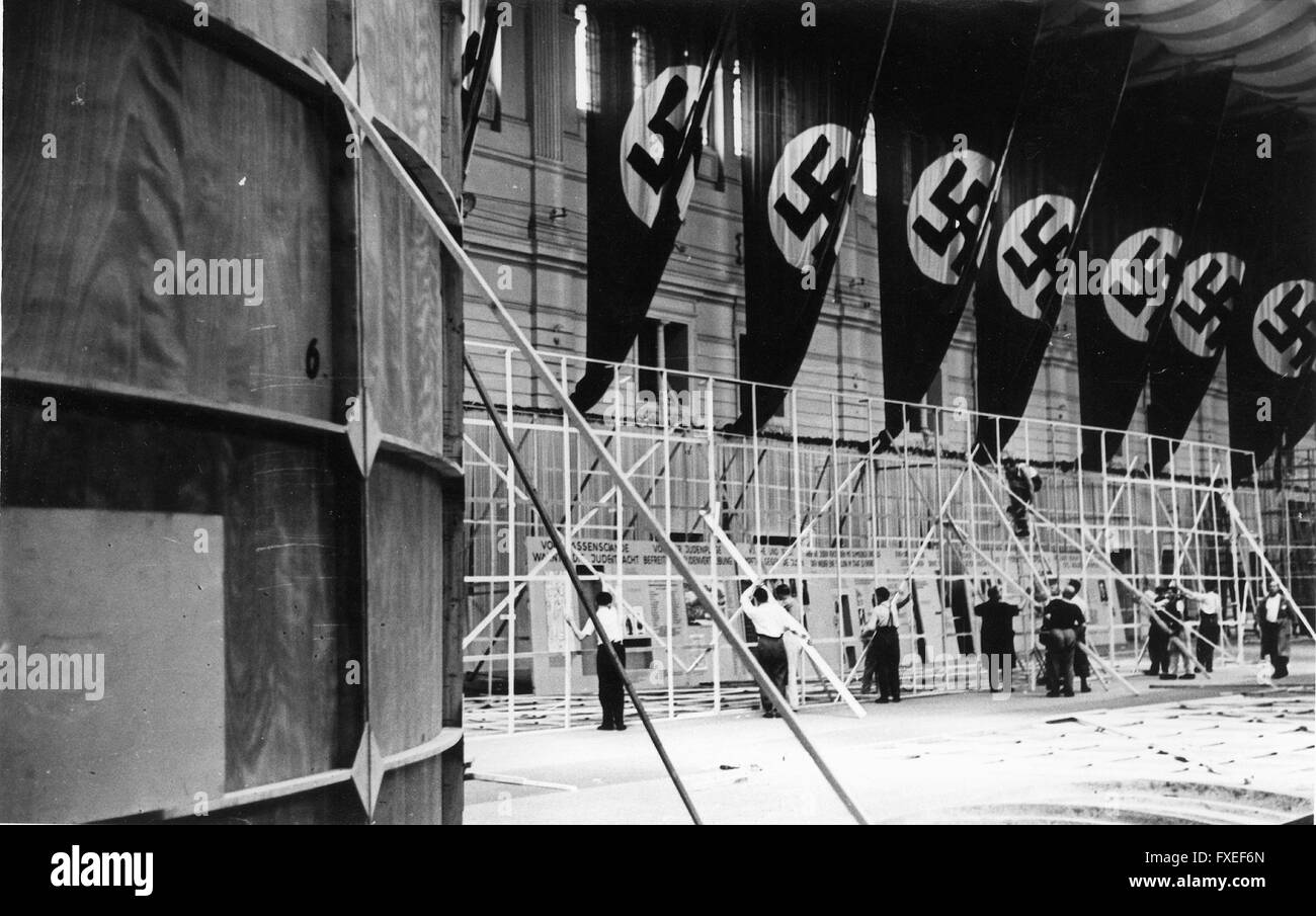 Ausstellung "Der Ewige Jude" Stockfoto