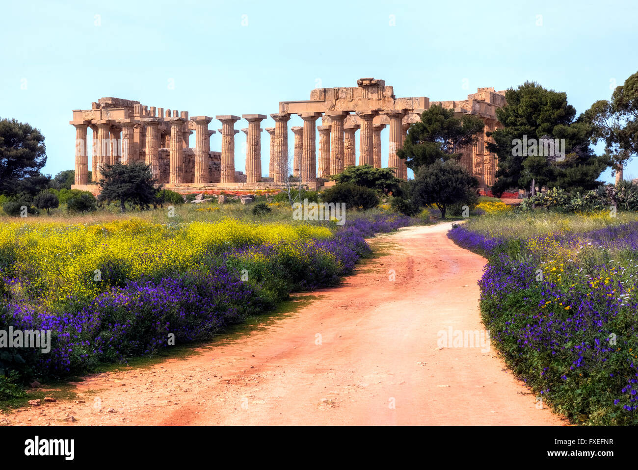 Selinunte, Castelvetrano, Sizilien, Italien Stockfoto