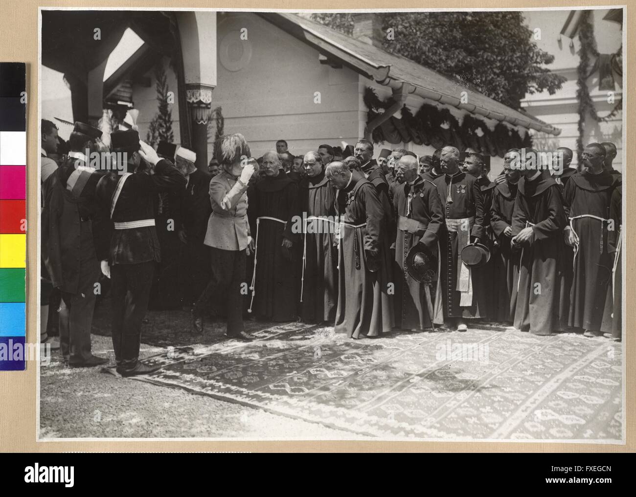Reise von Franz Joseph I., Kaiser von Österreich, Durch Bosnien Und Herzegowina 30.5.1910 - 3.6.1910 Stockfoto