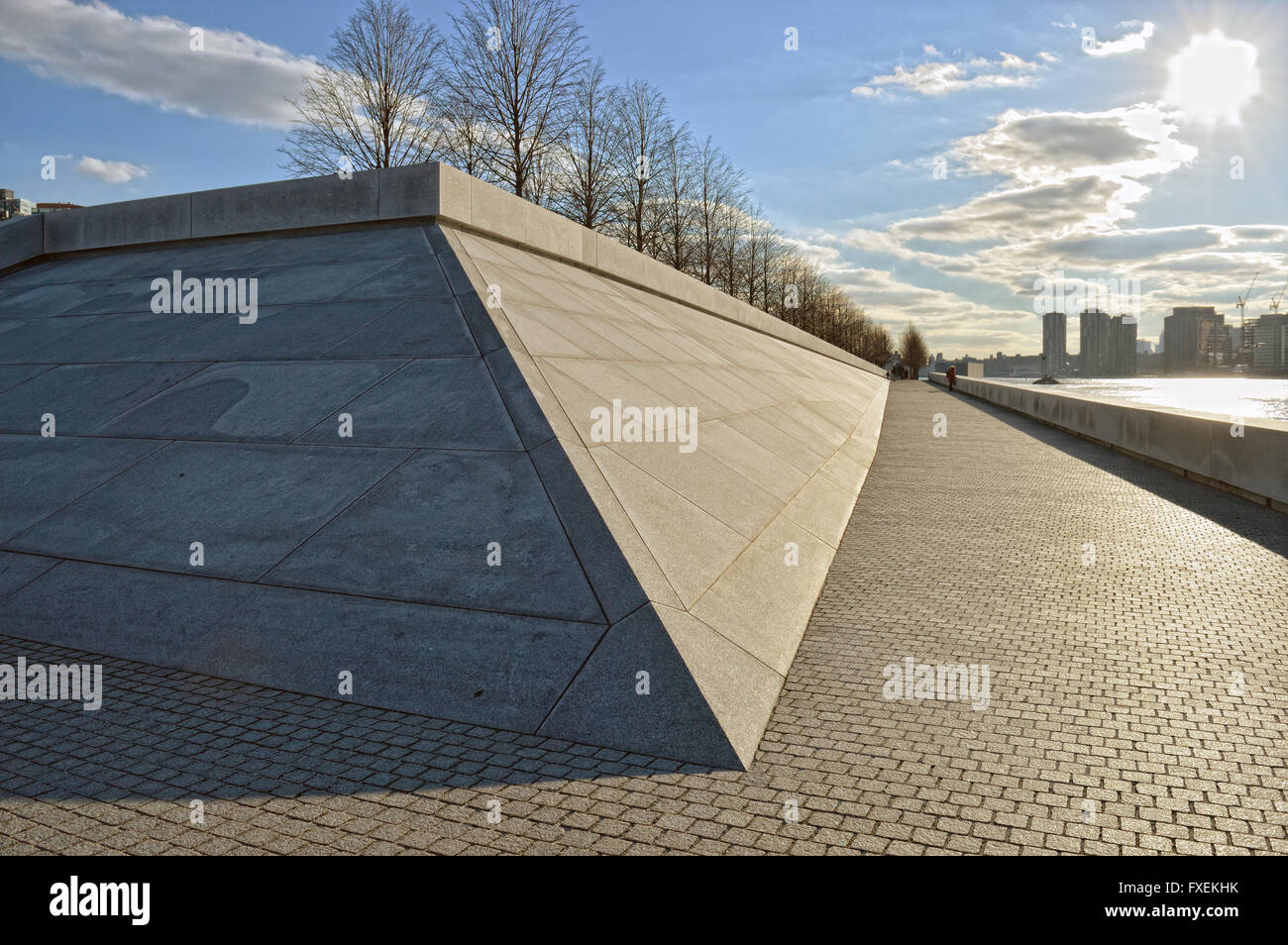 Franklin Delano Roosevelt vier Freiheiten Park auf Roosevelt Island, New York City. Stockfoto