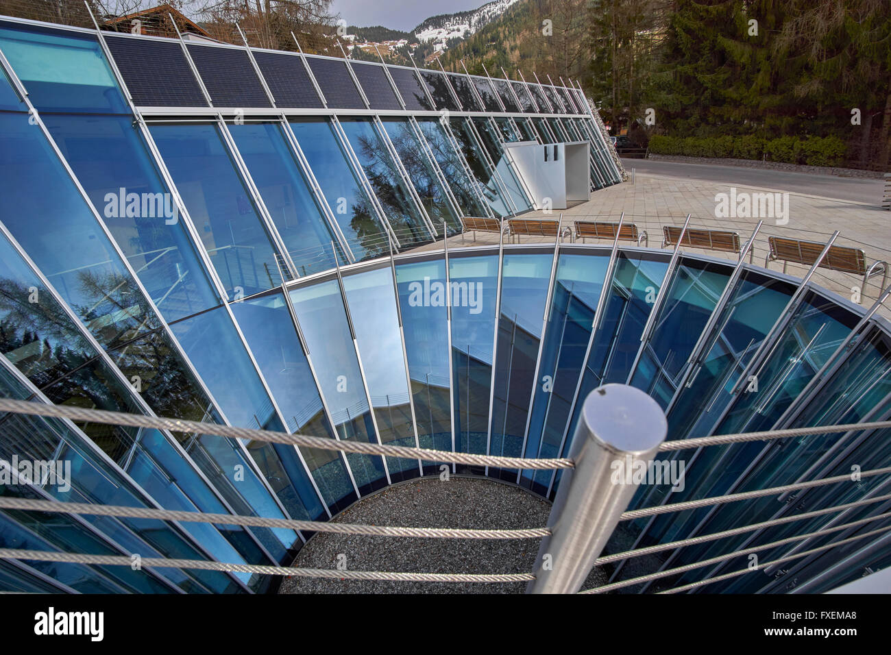 Alpbach, Congress, Convention & Kongresszentrum in Alpbach, Tirol, Österreich Stockfoto