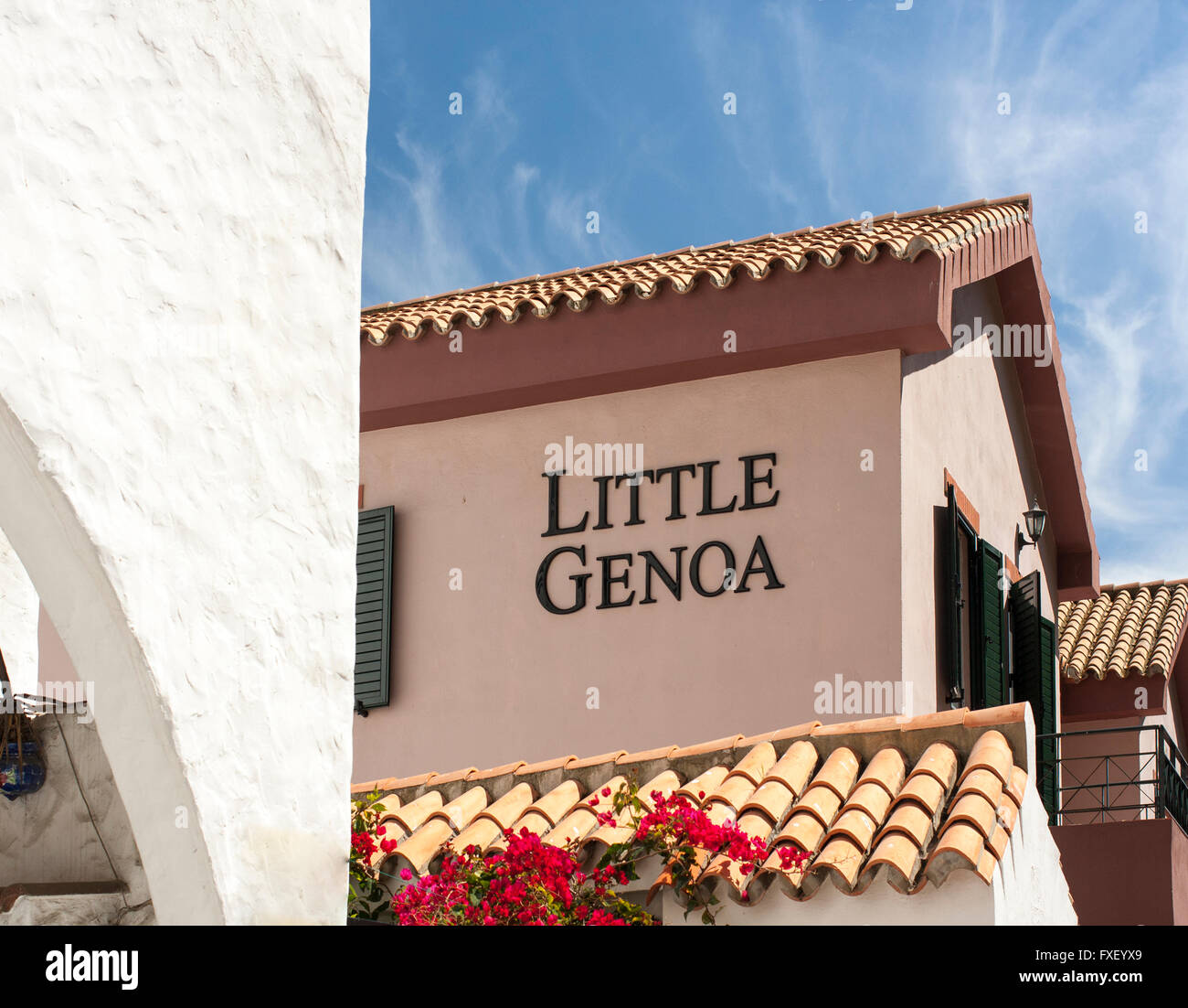 Kleine Genua, Catalan Bay, Gibraltar Stockfoto