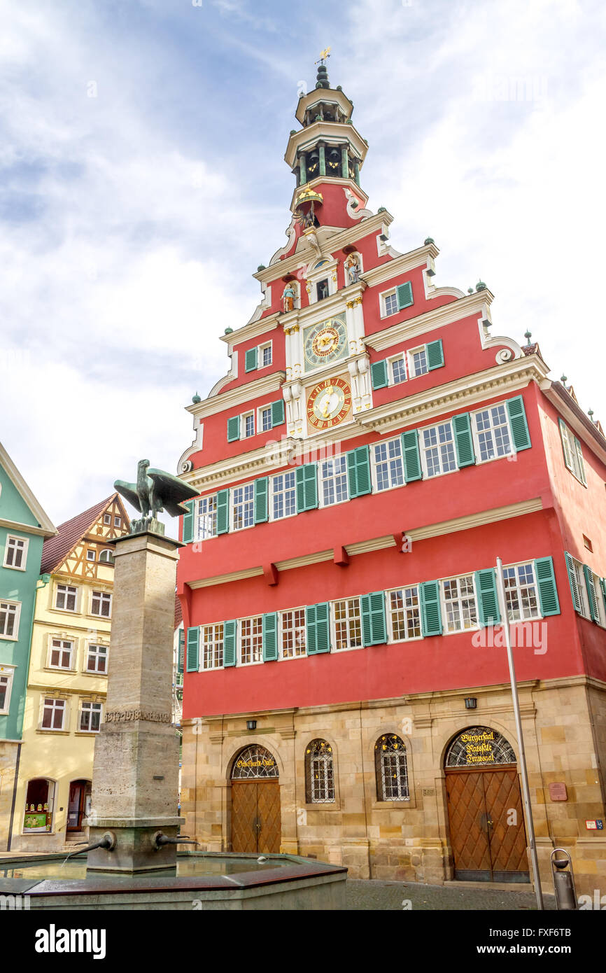 Esslingen, altes Rathaus Stockfotografie Alamy