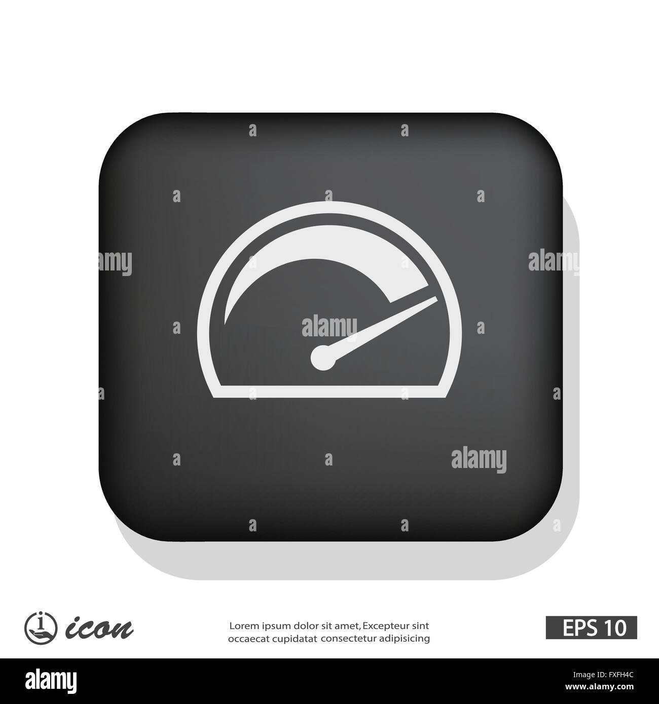 Piktogramm des Tachos Alamy