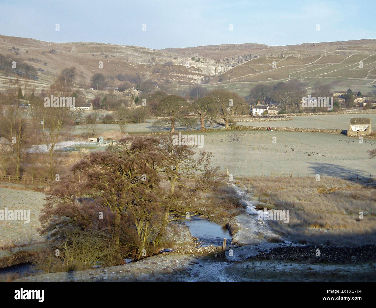 Malham und Moore Scheune Stockfoto