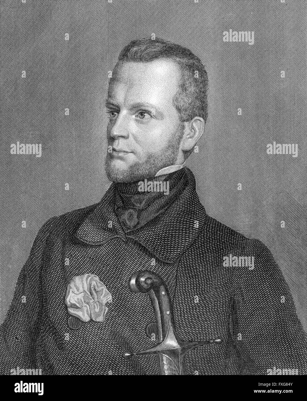 Carl Giskra, 1820-1879, ein Staatsmann des Kaisertums Österreich Stockfoto