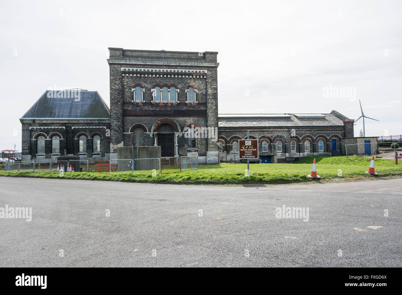 Crossness Pumping Station ist eine ehemalige Abwasser Pumpstation, entworfen von Sir Joseph Bazalgette Stockfoto