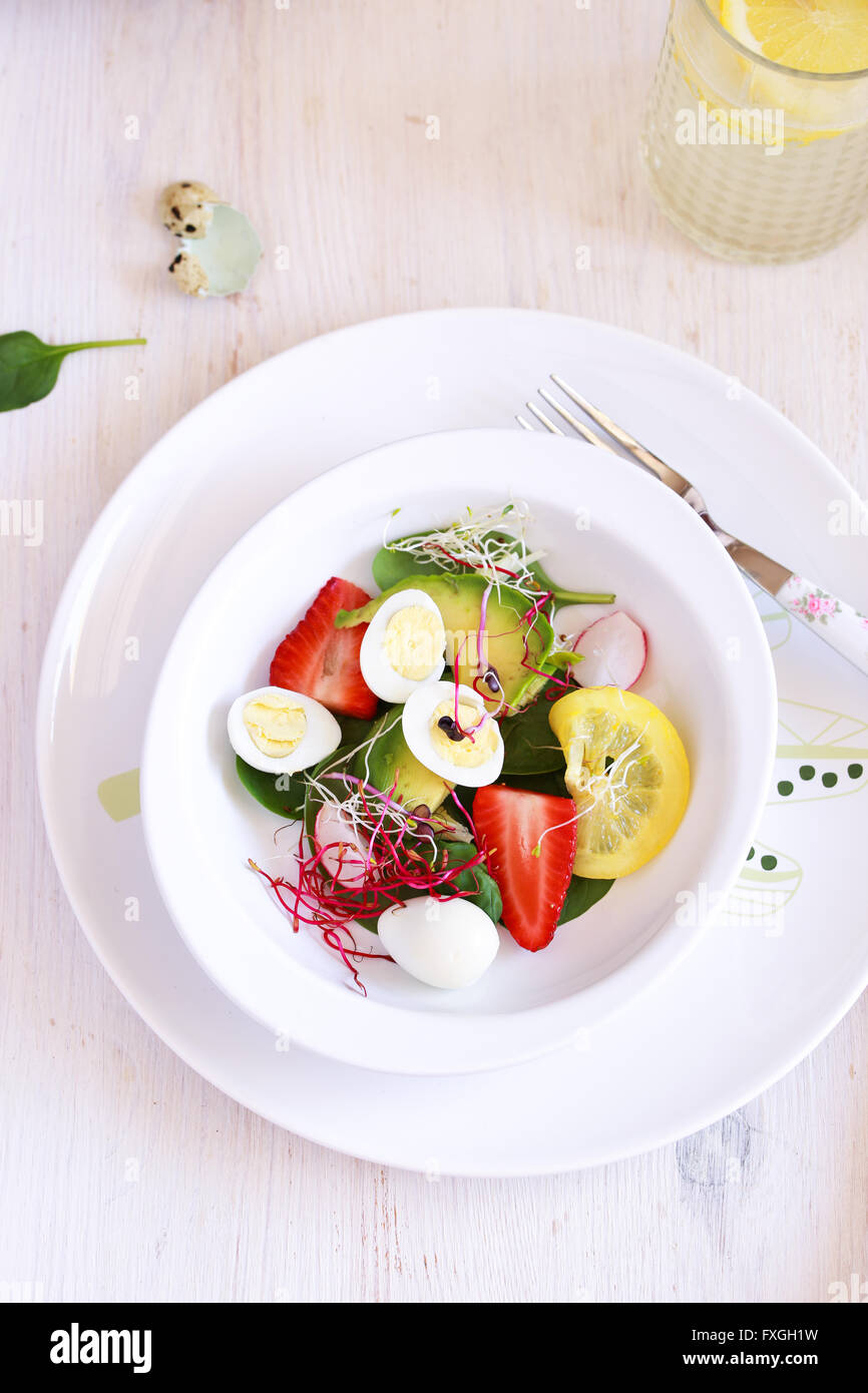 Frische gesunde Salat Stockfoto