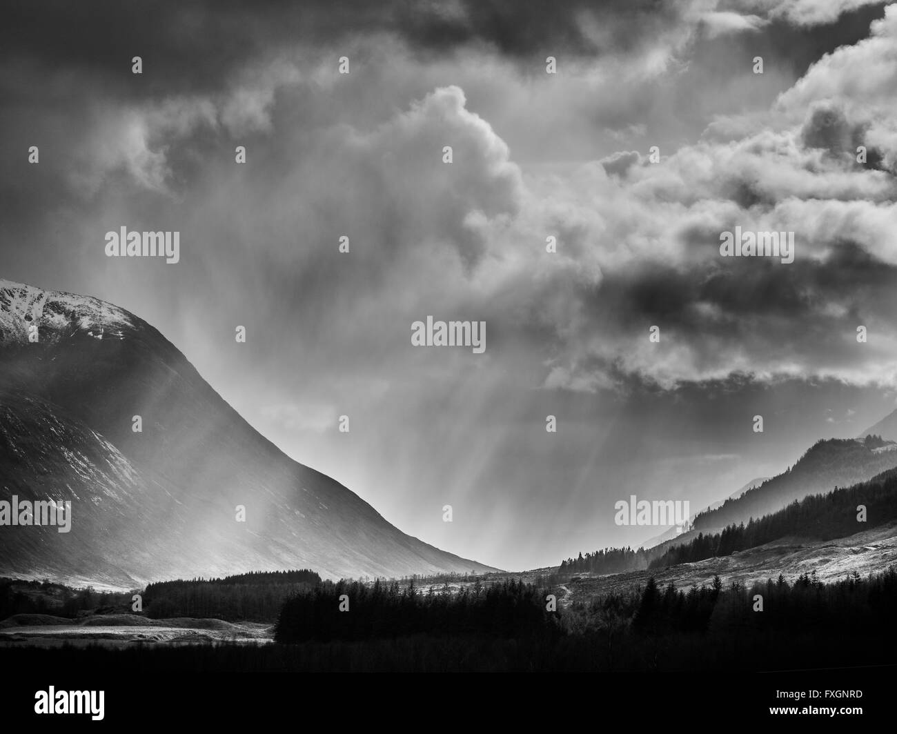 Glen Etive, Schottland Stockfoto