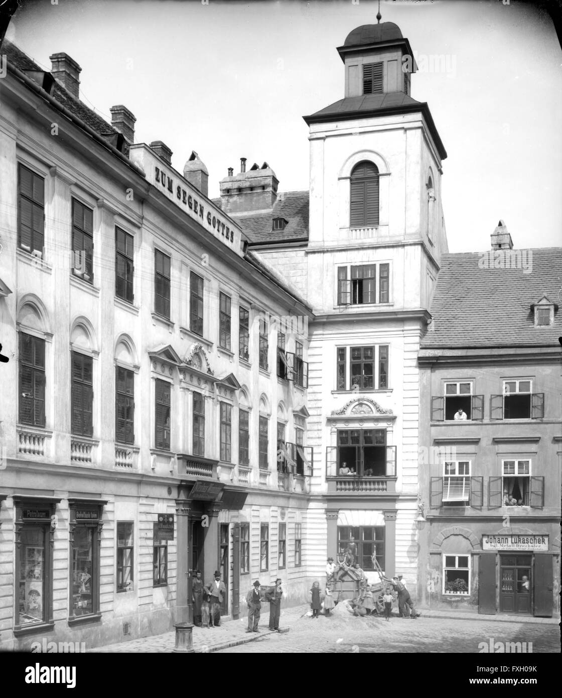 Wien 7, Hermanngasse 25 Stockfoto