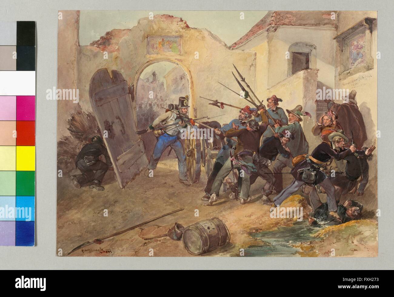 Italienisch-1848 Stockfoto