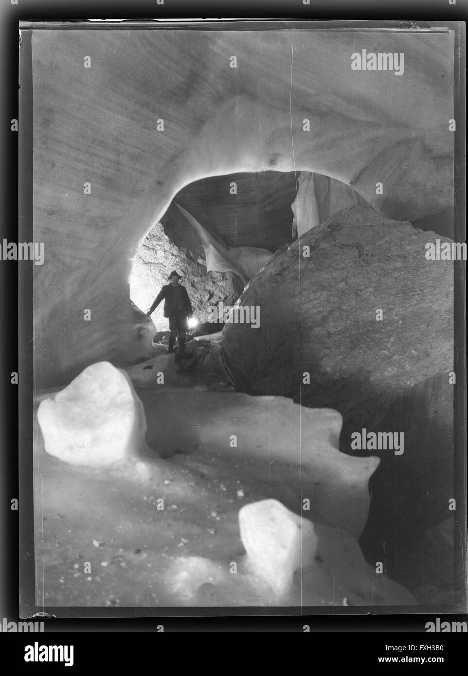 Dachstein Eishöhlen in Obertraun Stockfoto